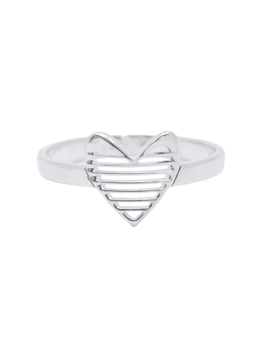 Anillo corazón Pierce Plata .925