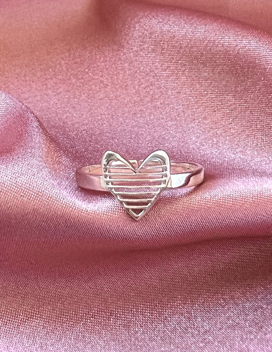 Anillo corazón Pierce Plata .925
