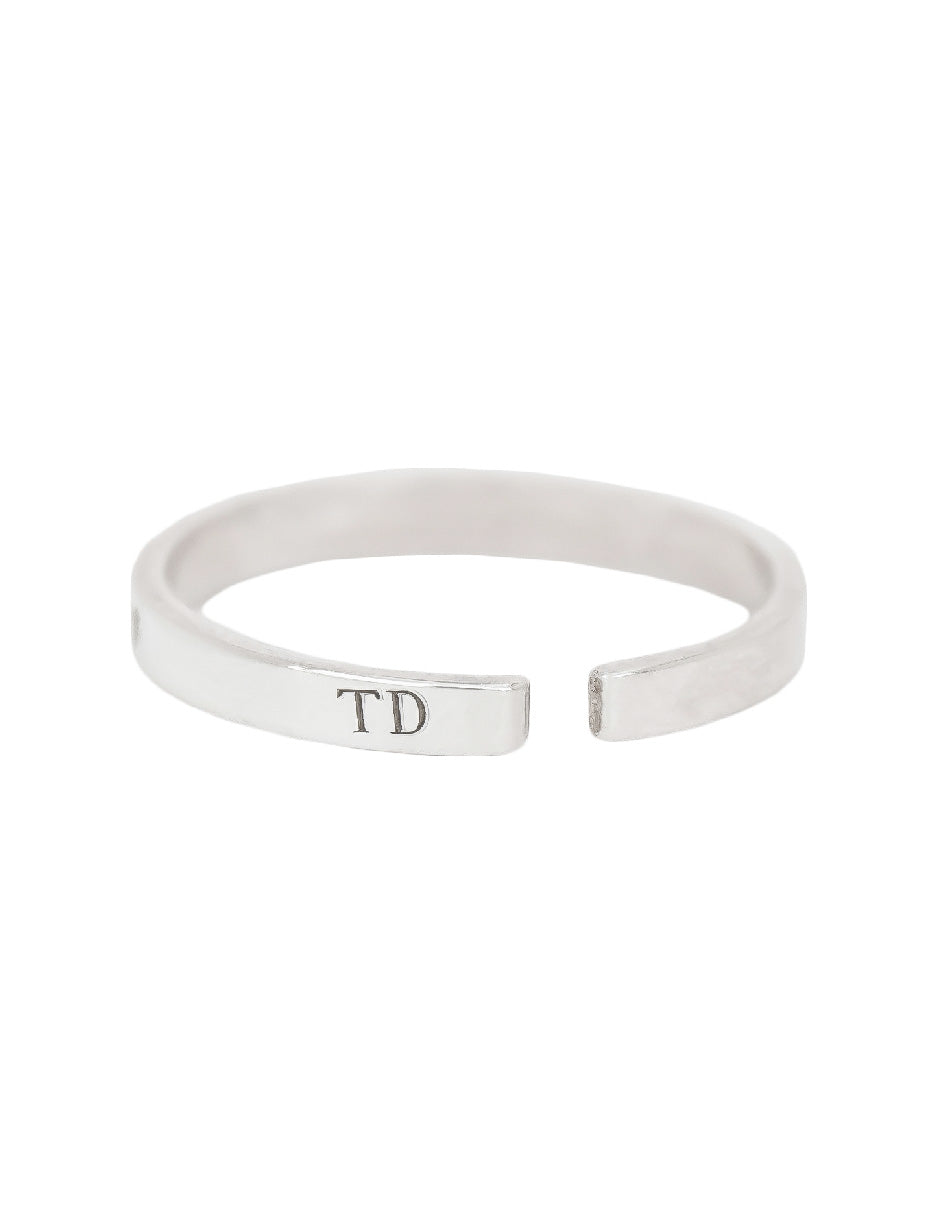 Anillo frase empoderamiento Salma Plata .925