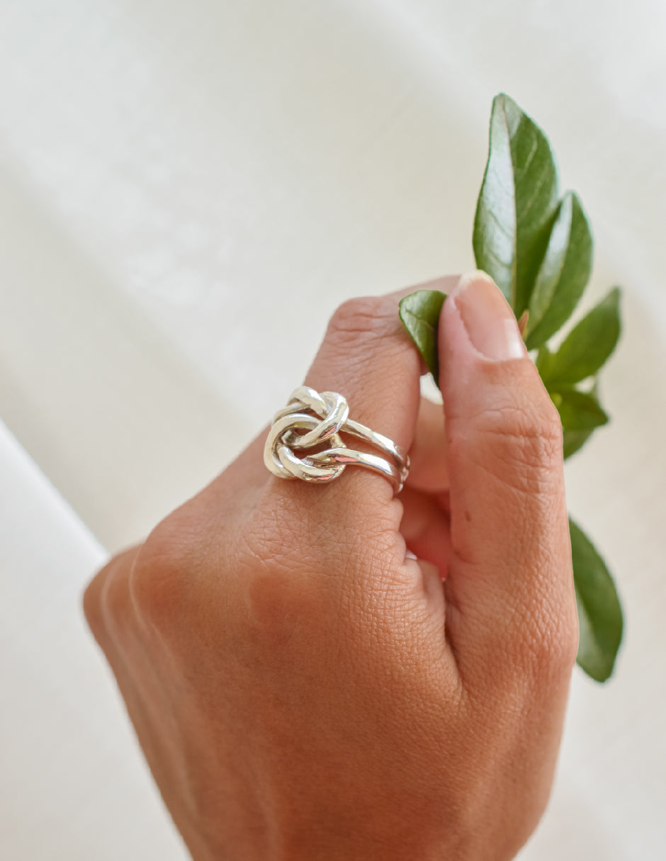 Anillo de nudos Vozel Plata .925
