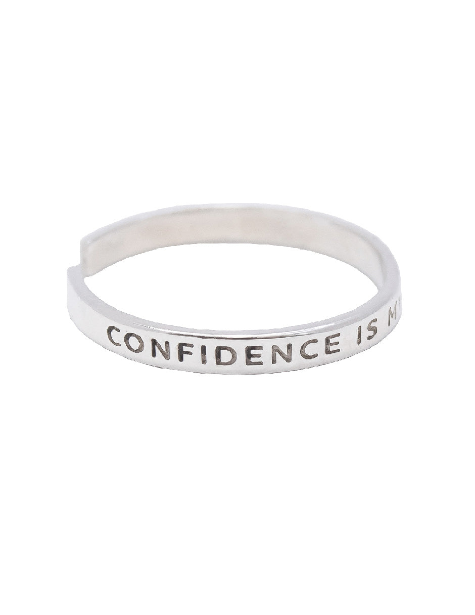 Anillo frase empoderamiento Salma Plata .925