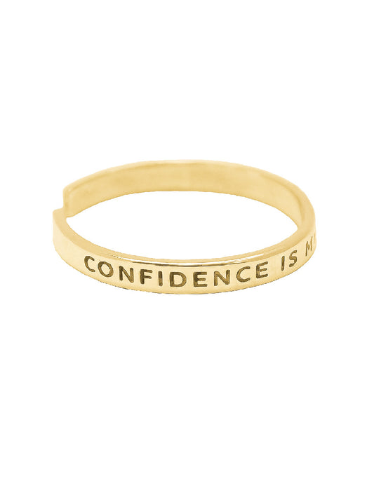 Anillo frase empoderamiento Salma Plata .925