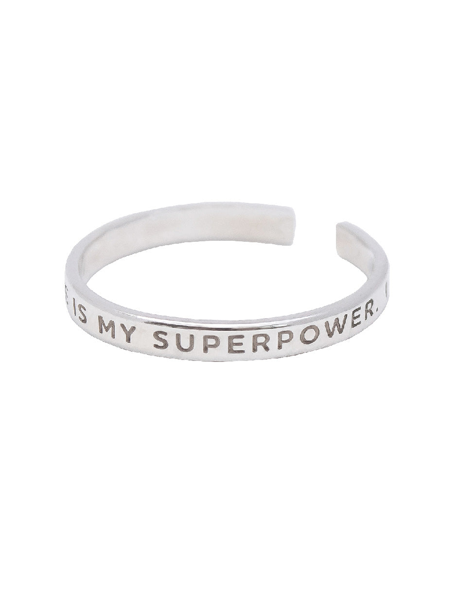 Anillo frase empoderamiento Salma Plata .925