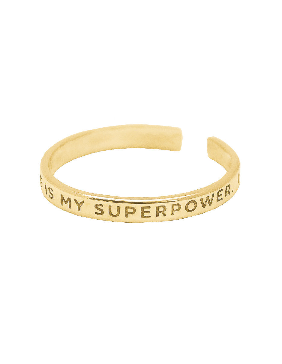 Anillo frase empoderamiento Salma Plata .925