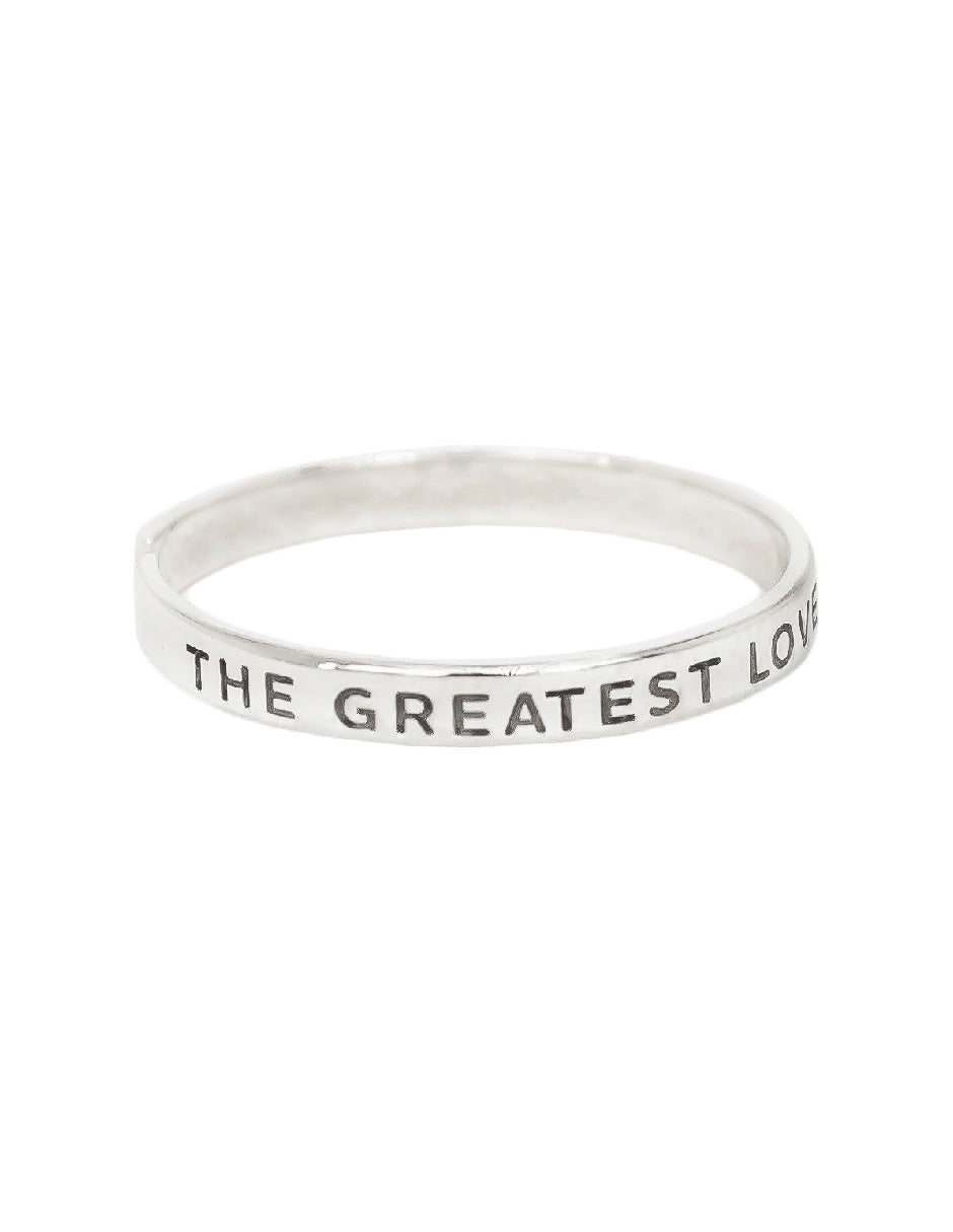 Anillo frase empoderamiento Salma Plata .925