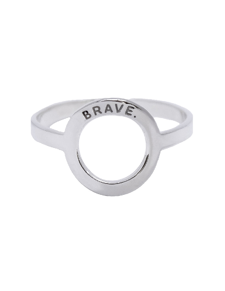 Anillo frase empoderamiento Lara Plata .925