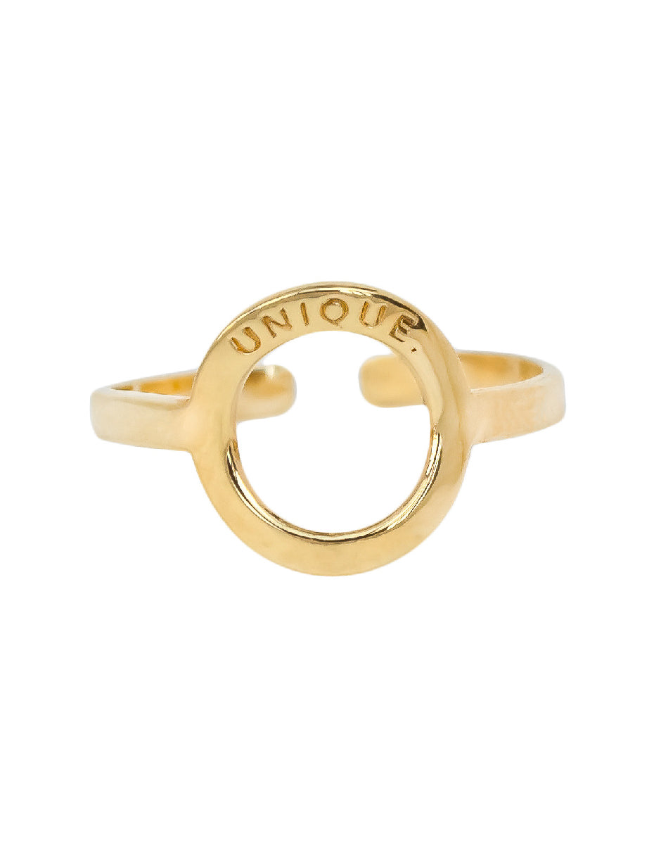 Anillo frase empoderamiento Lara Plata .925