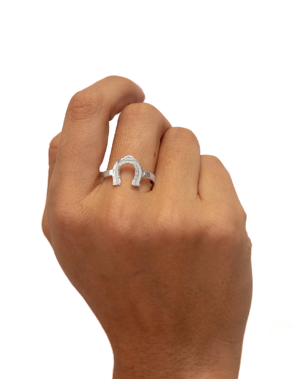 Anillo herradura Asher Plata .925