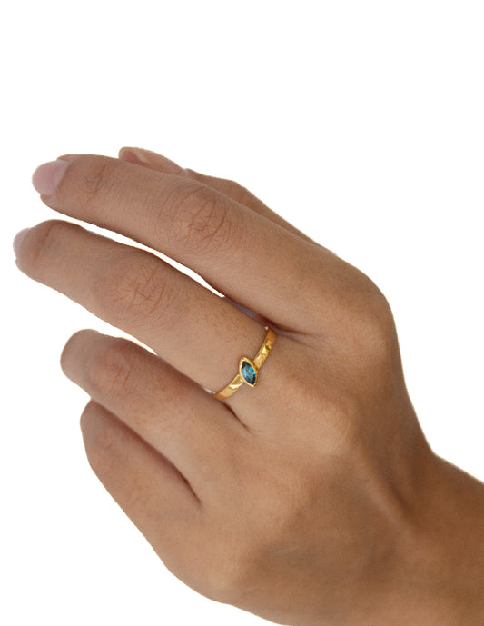 Anillo topacio Topaz Plata .925