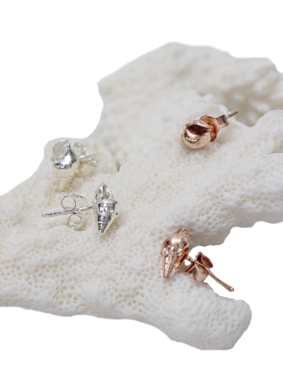 Aretes caracol Clarion Plata .925