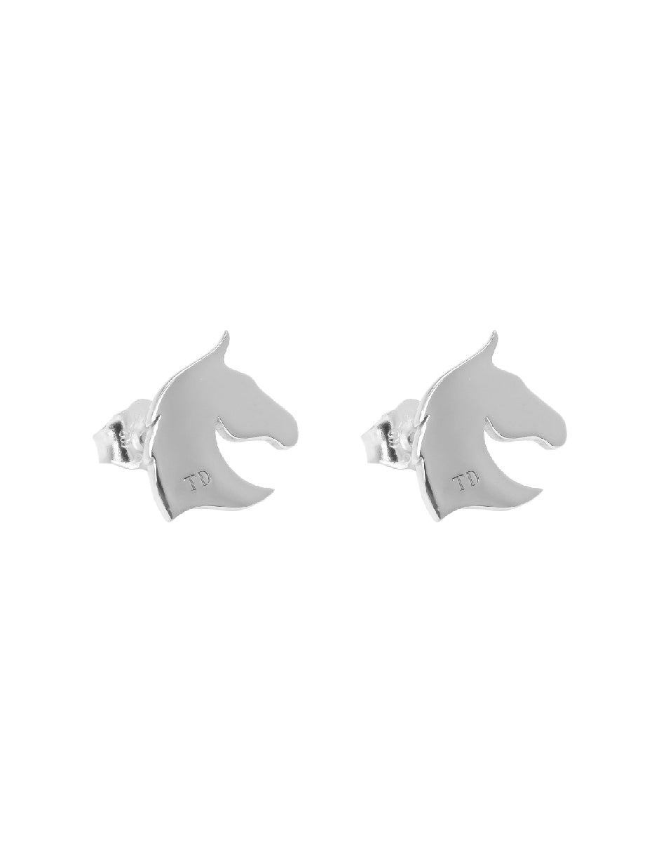 Aretes caballo Silvestre Plata .925