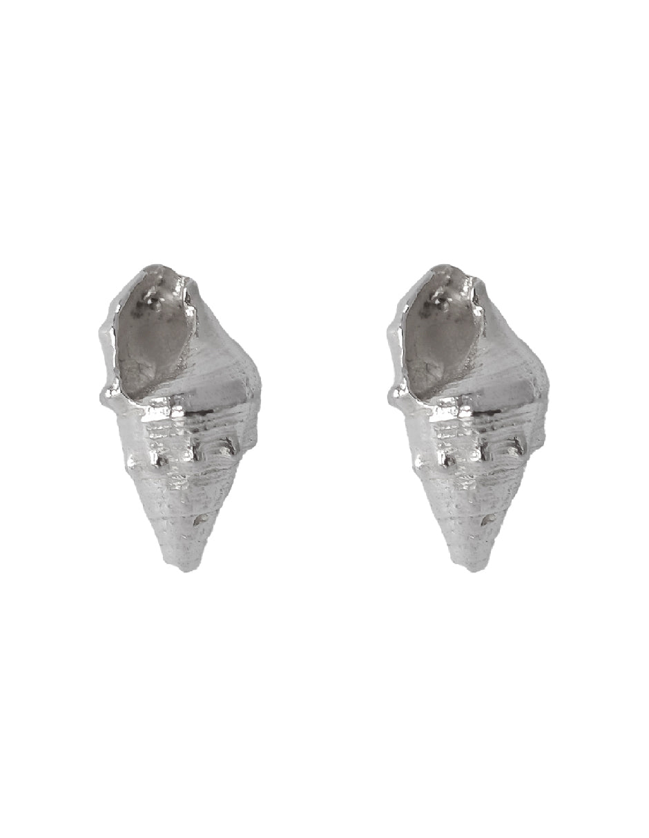 Aretes caracol Clarion Plata .925