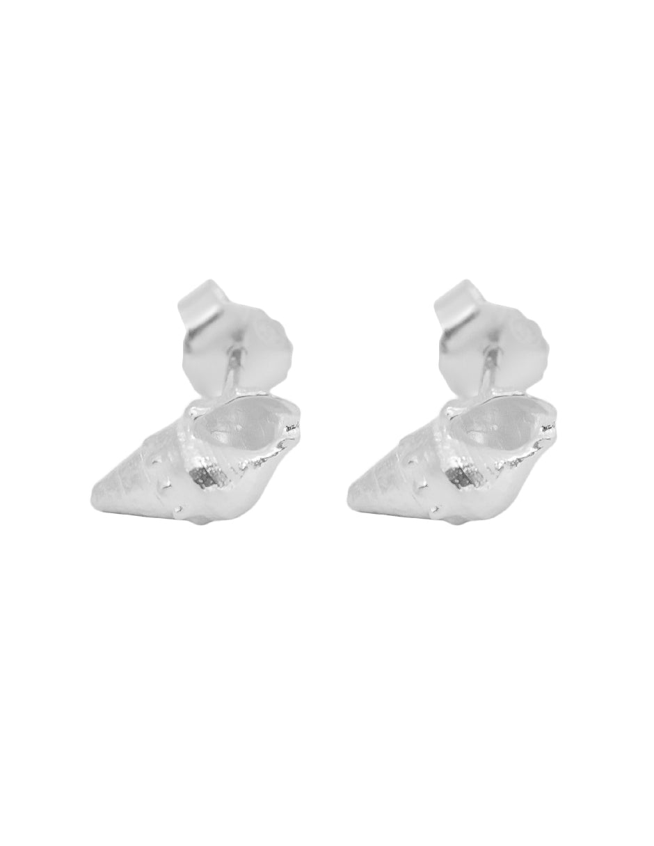 Aretes caracol Clarion Plata .925