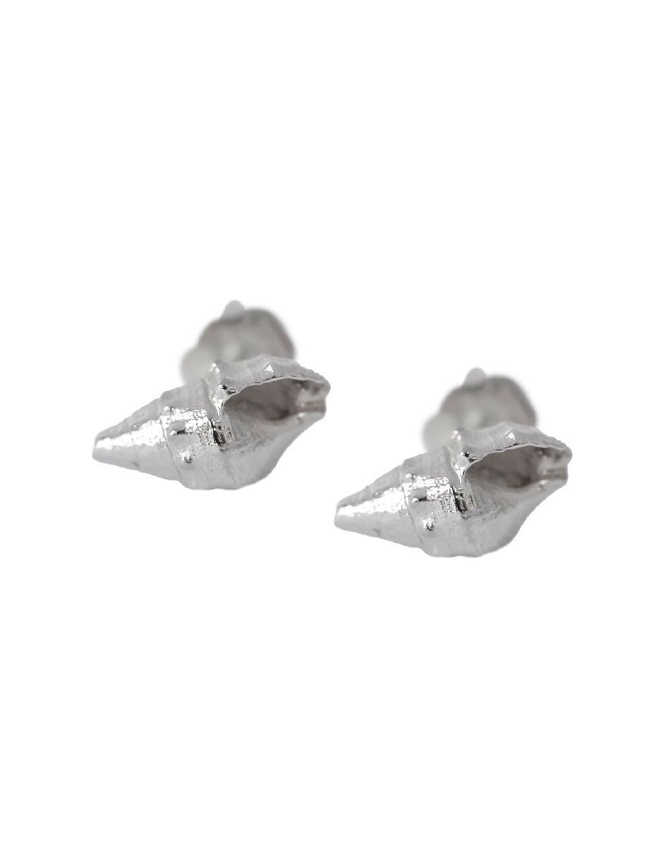 Aretes caracol Clarion Plata .925
