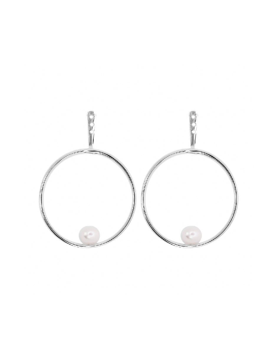 Aretes de Perlas Julieta en Plata 925