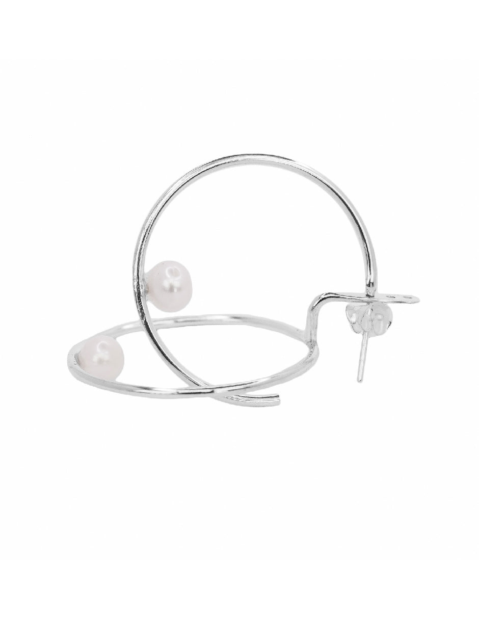 Aretes de Perlas Julieta en Plata 925