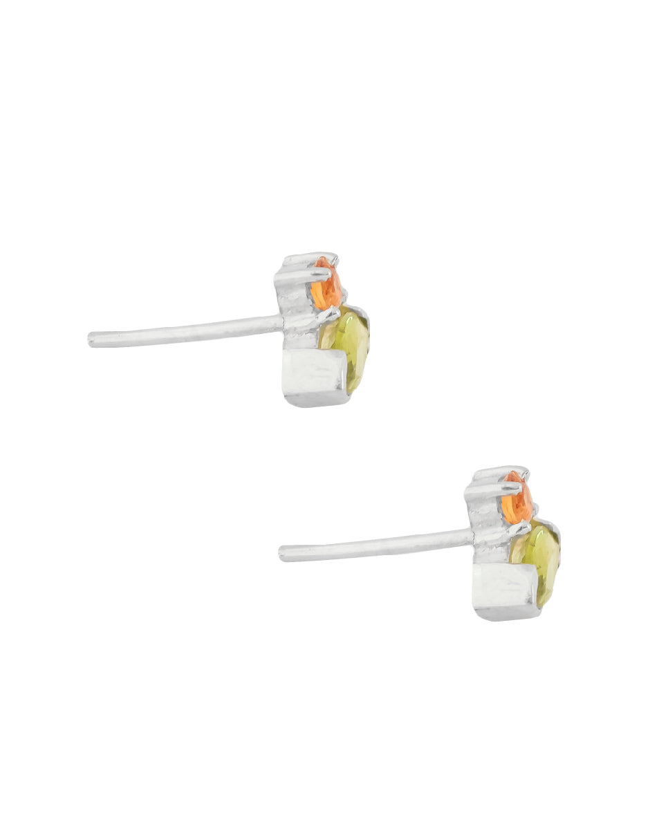 Aretes piedras naturales Adara Plata .925