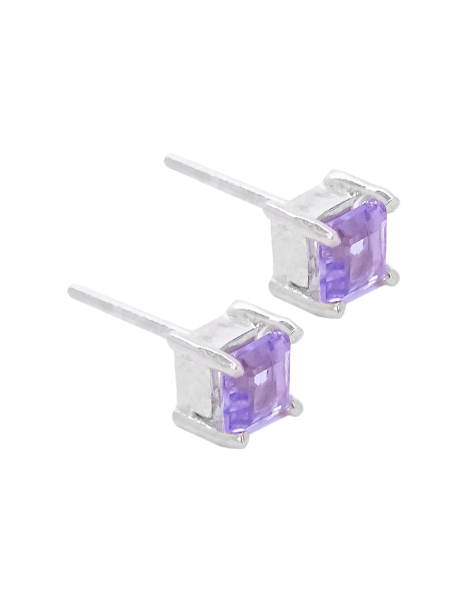 Aretes piedras naturales Bimba Plata .925