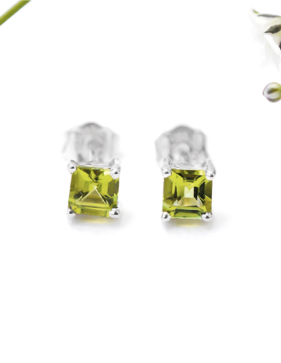 Aretes piedras naturales Bimba Plata .925