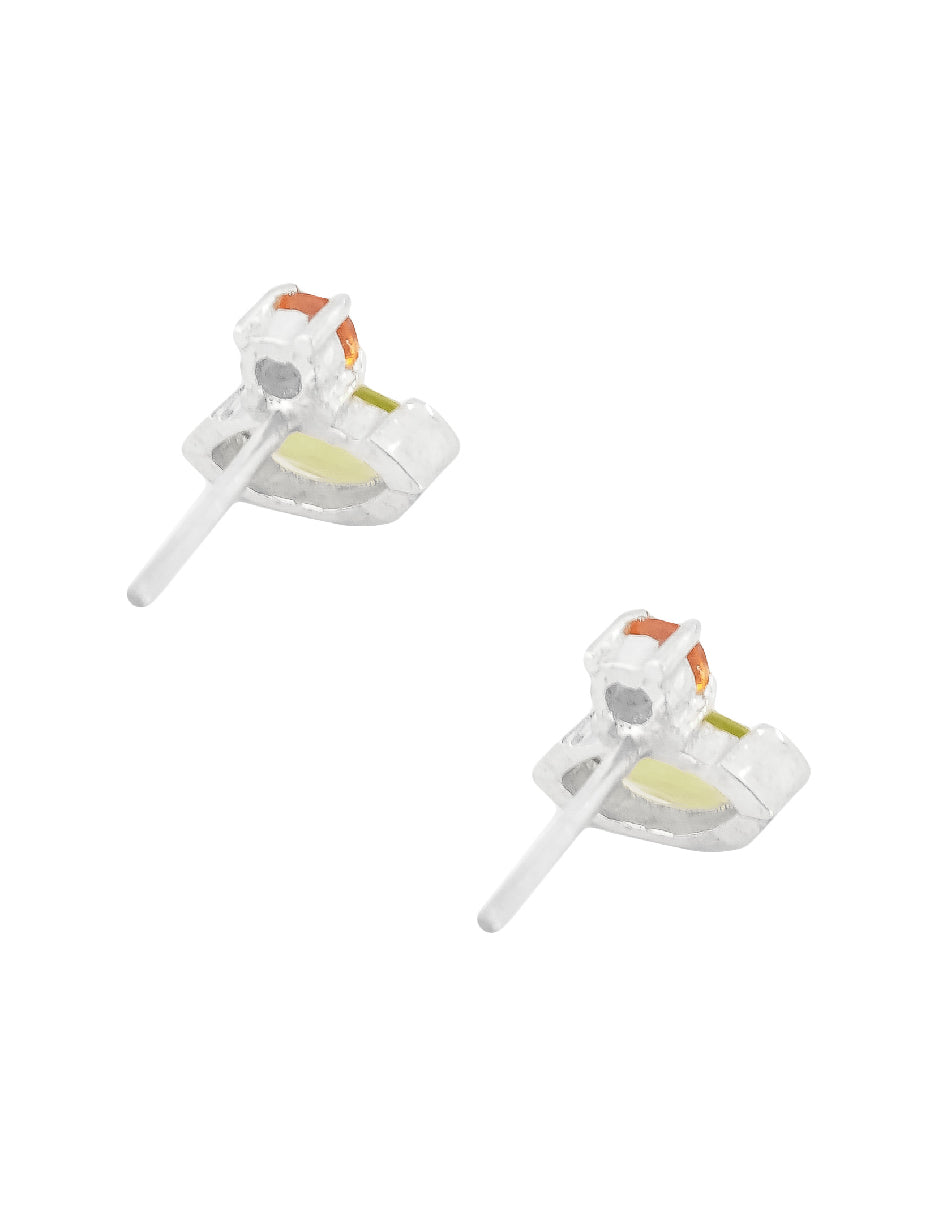 Aretes piedras naturales Adara Plata .925