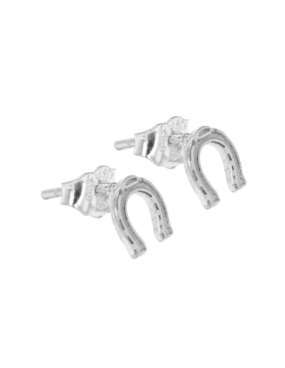 Aretes herradura Asher Plata .925