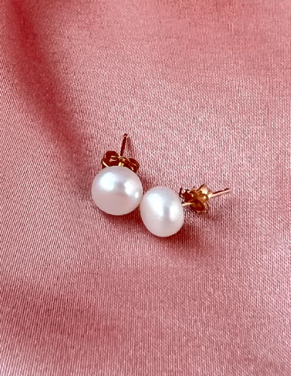 Aretes Perla mini Plata .925