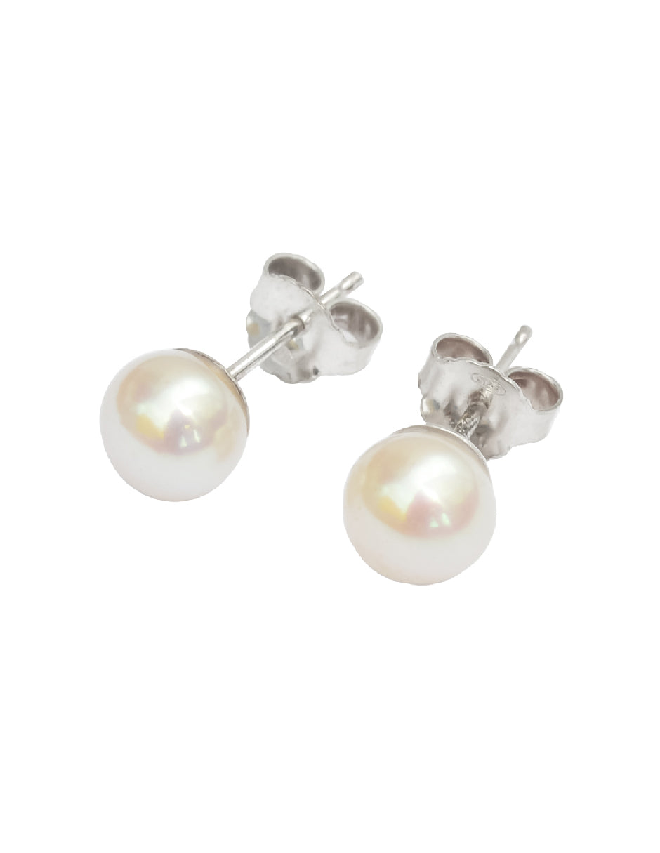 Aretes Perla mini Plata .925