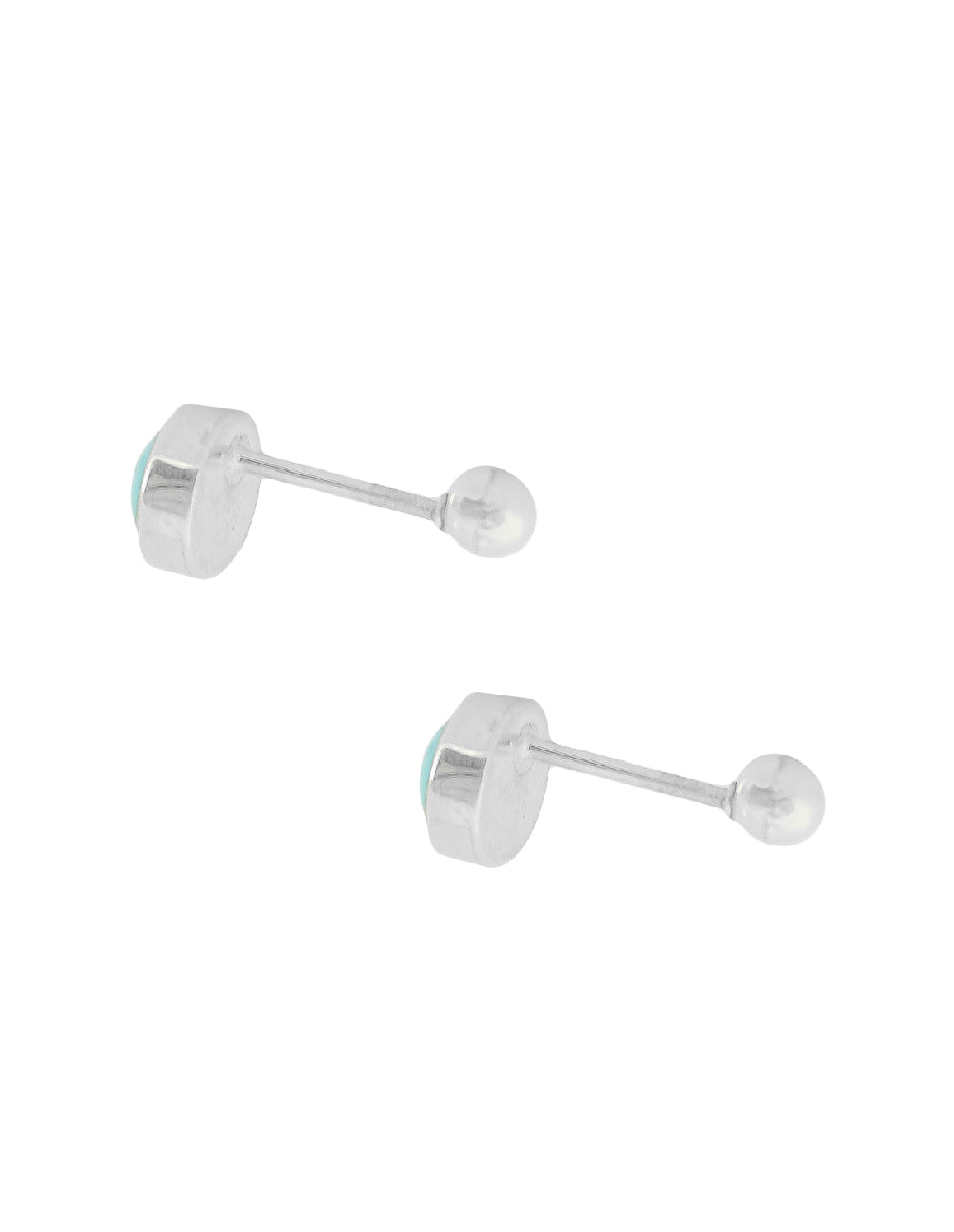Aretes turquesa Turquoise Plata .925
