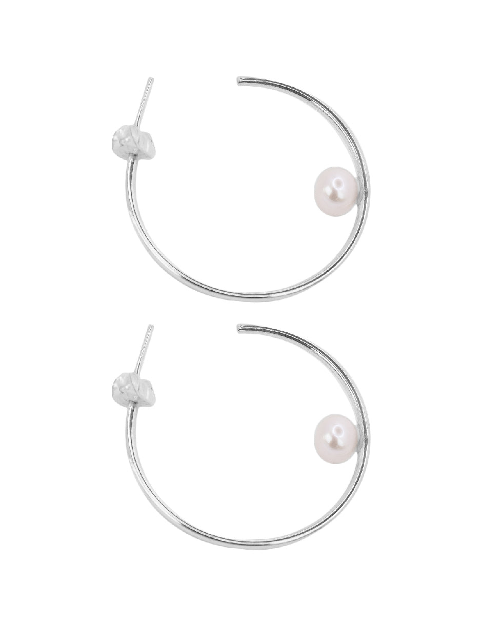 Aretes de Perlas Julieta en Plata 925