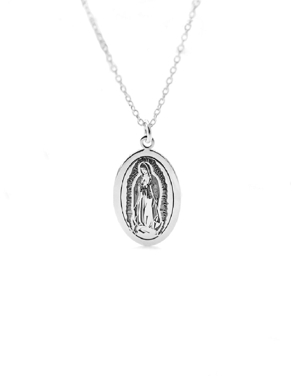 Collar Virgencita Plata .925