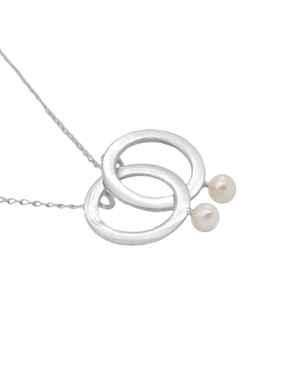 Collar con Perla Levi Plata .925