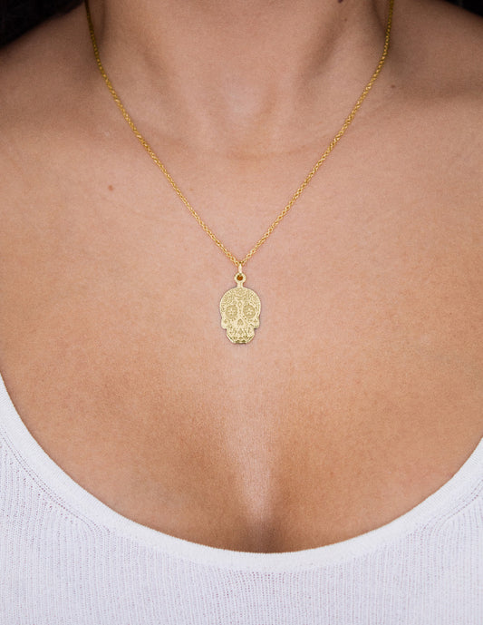 Collar calavera Yayahuic Plata .925