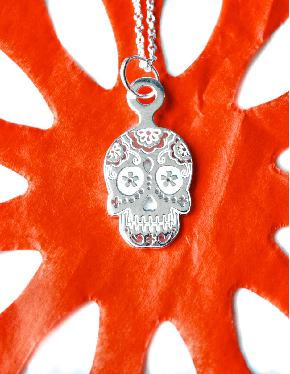 Collar calavera Yayahuic Plata .925