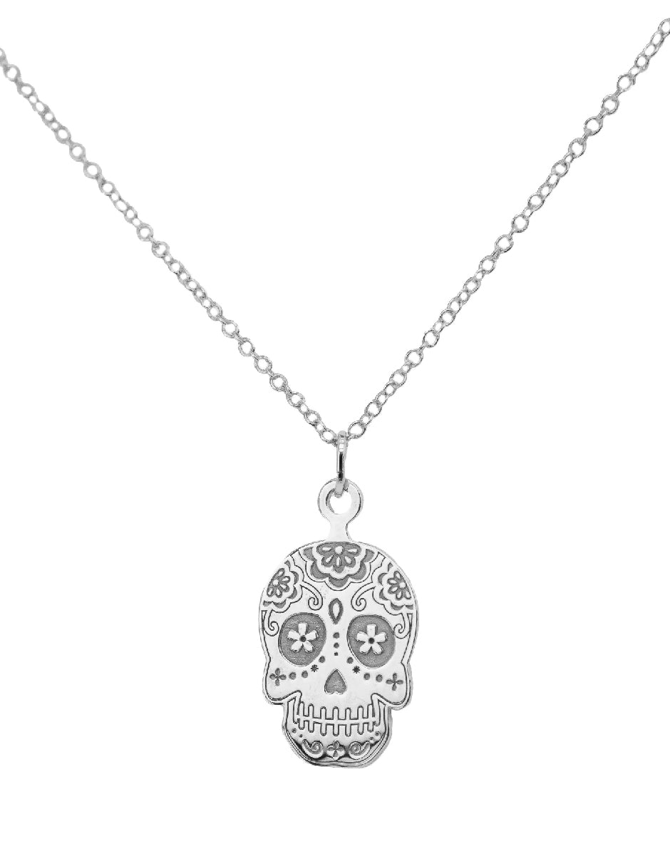 Collar calavera Yayahuic Plata .925