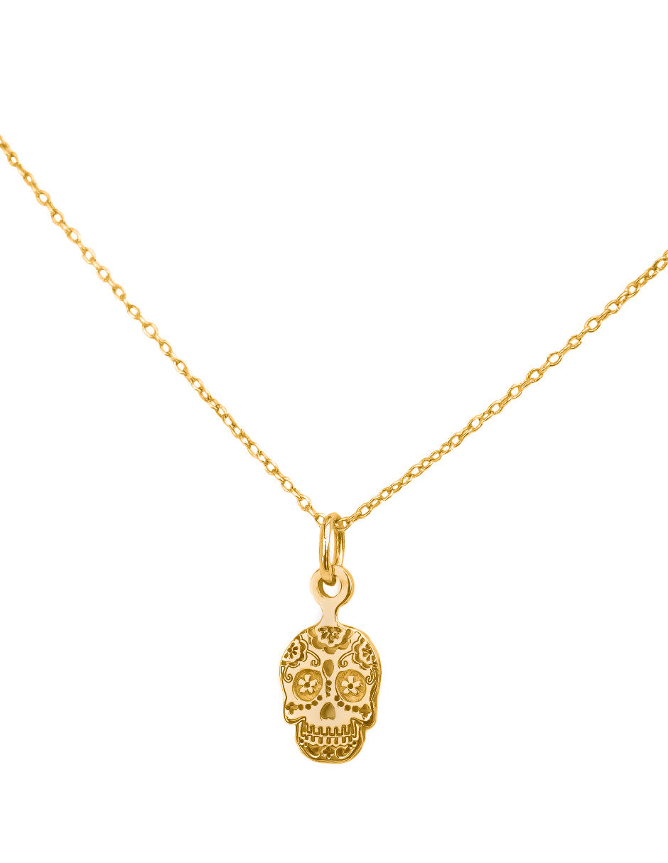 Collar calavera Yayahuic mini Plata .925