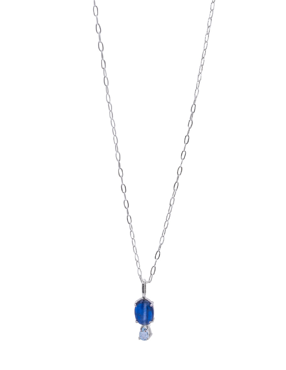 Collar de aguamarina Etérea Plata .925