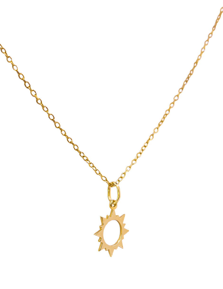Collar Sol Plata .925