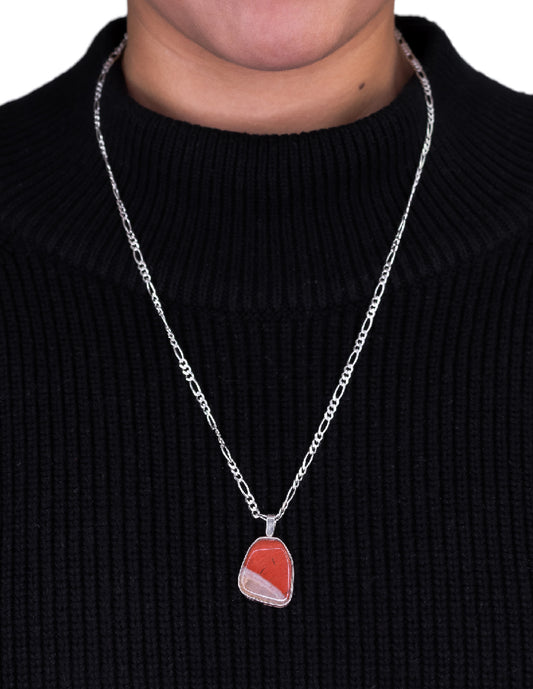 Collar cuarzo compuesto Binario Plata .925