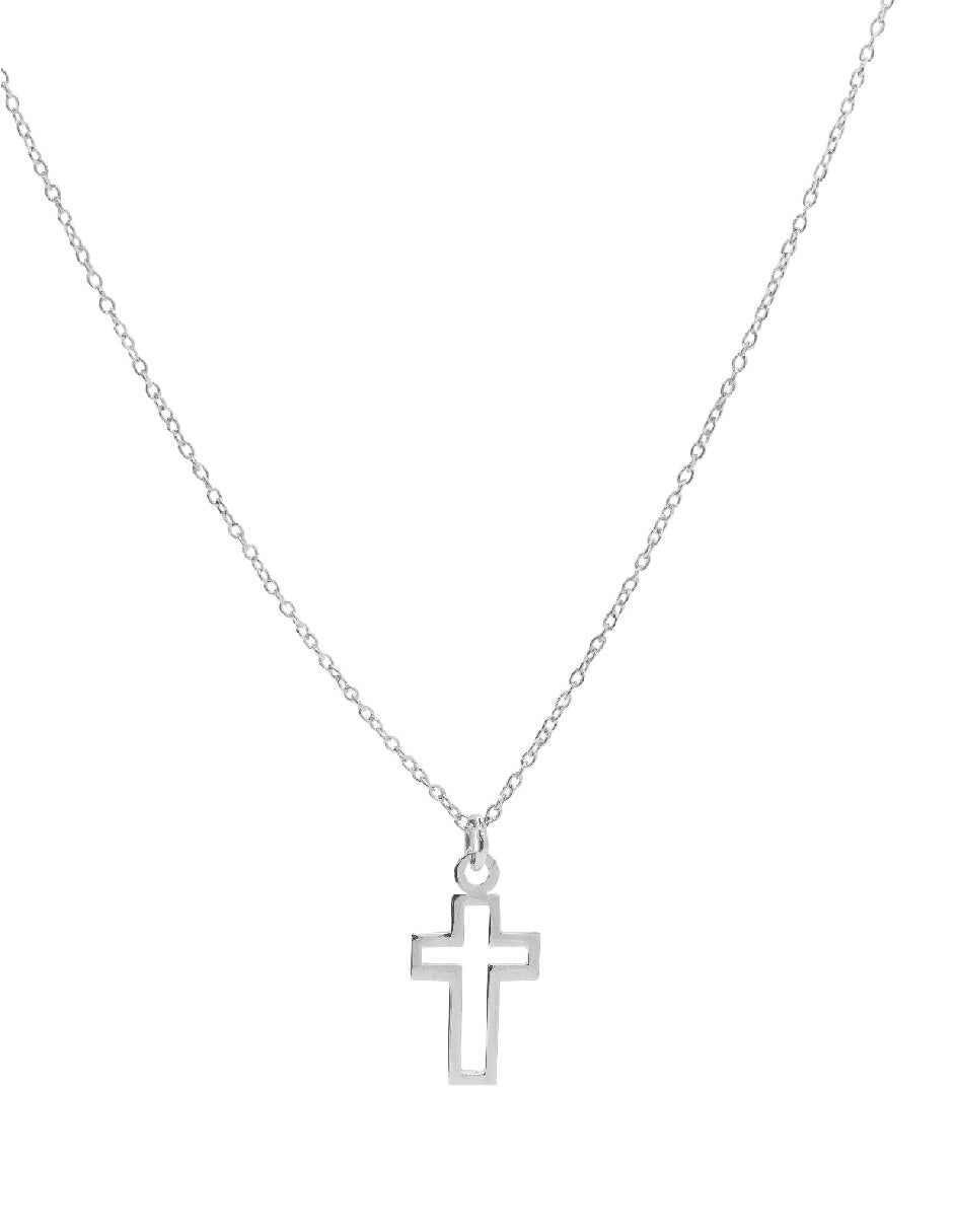 Collar de Cruz Plata .925