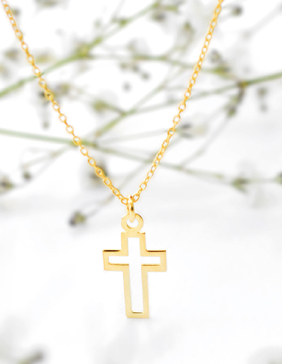 Collar de Cruz Plata .925