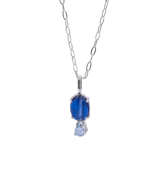 Collar de aguamarina Etérea Plata .925