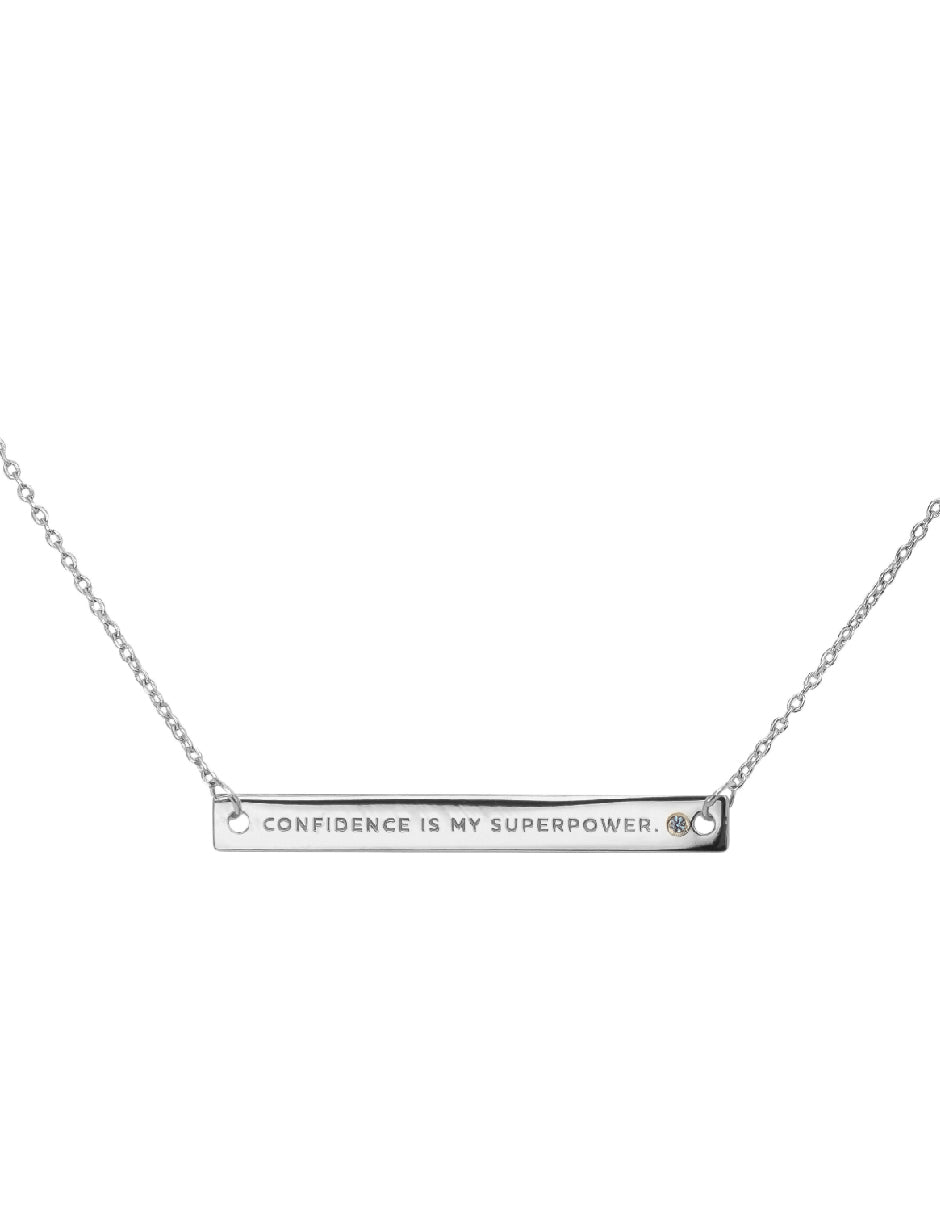 Collar frase empoderamiento Salma Plata .925