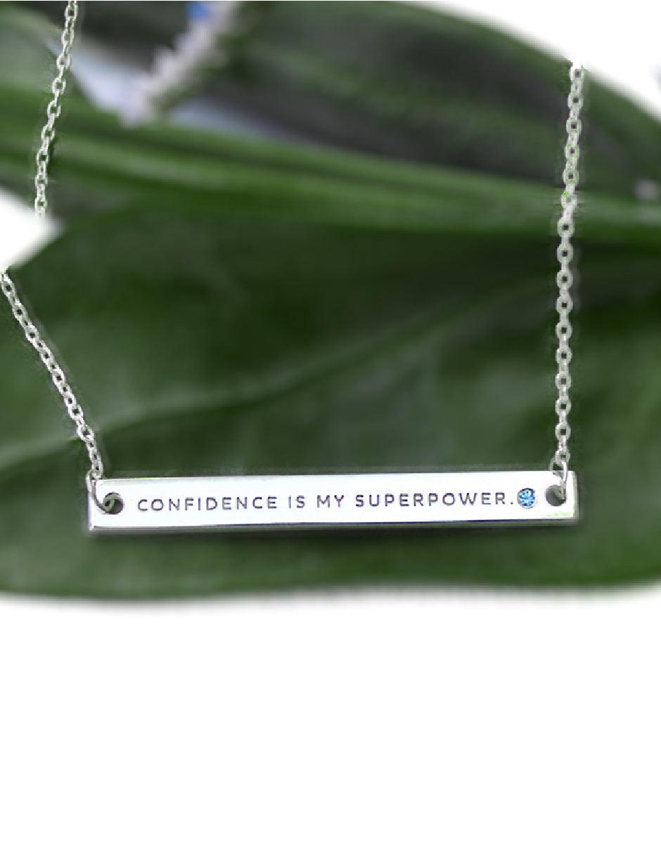 Collar frase empoderamiento Salma Plata .925