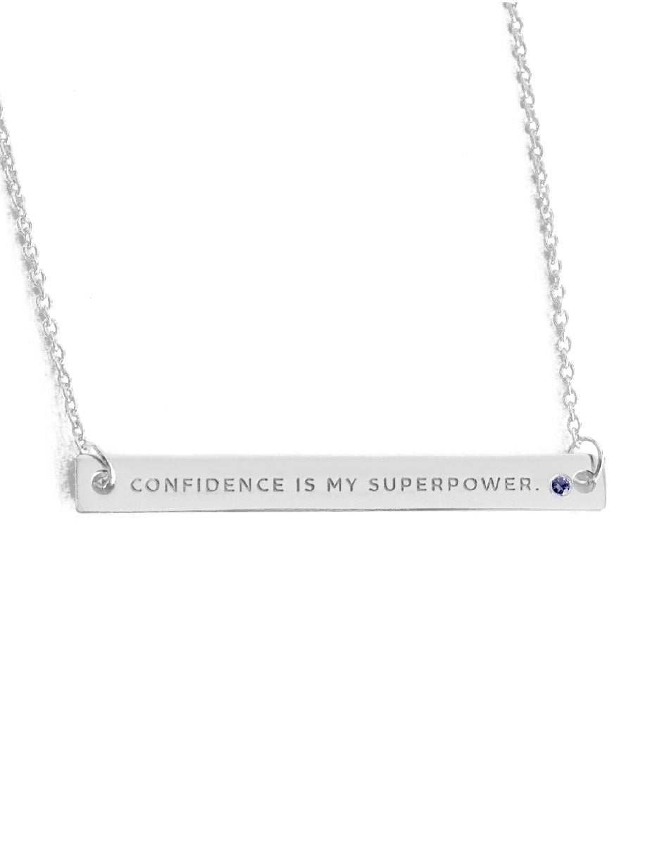 Collar frase empoderamiento Salma Plata .925