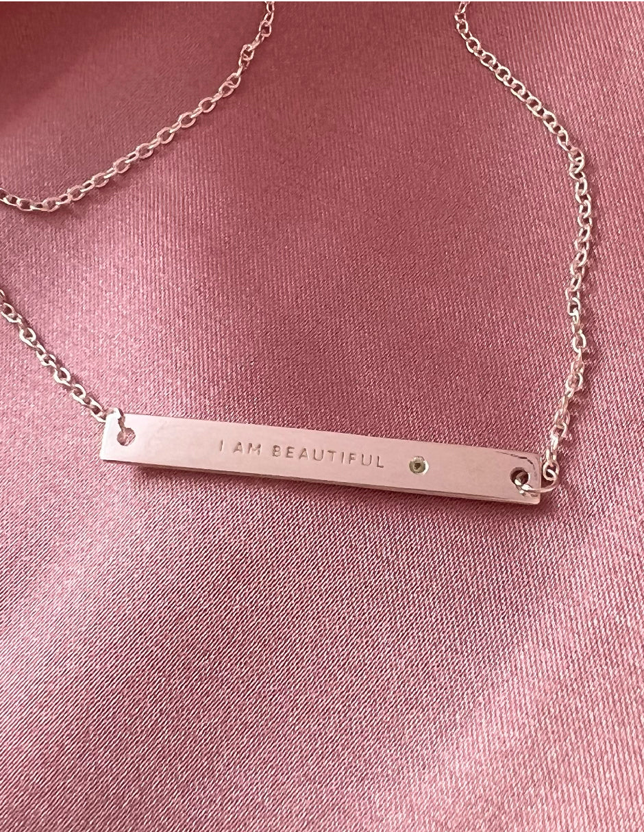 Collar frase empoderamiento Salma Plata .925