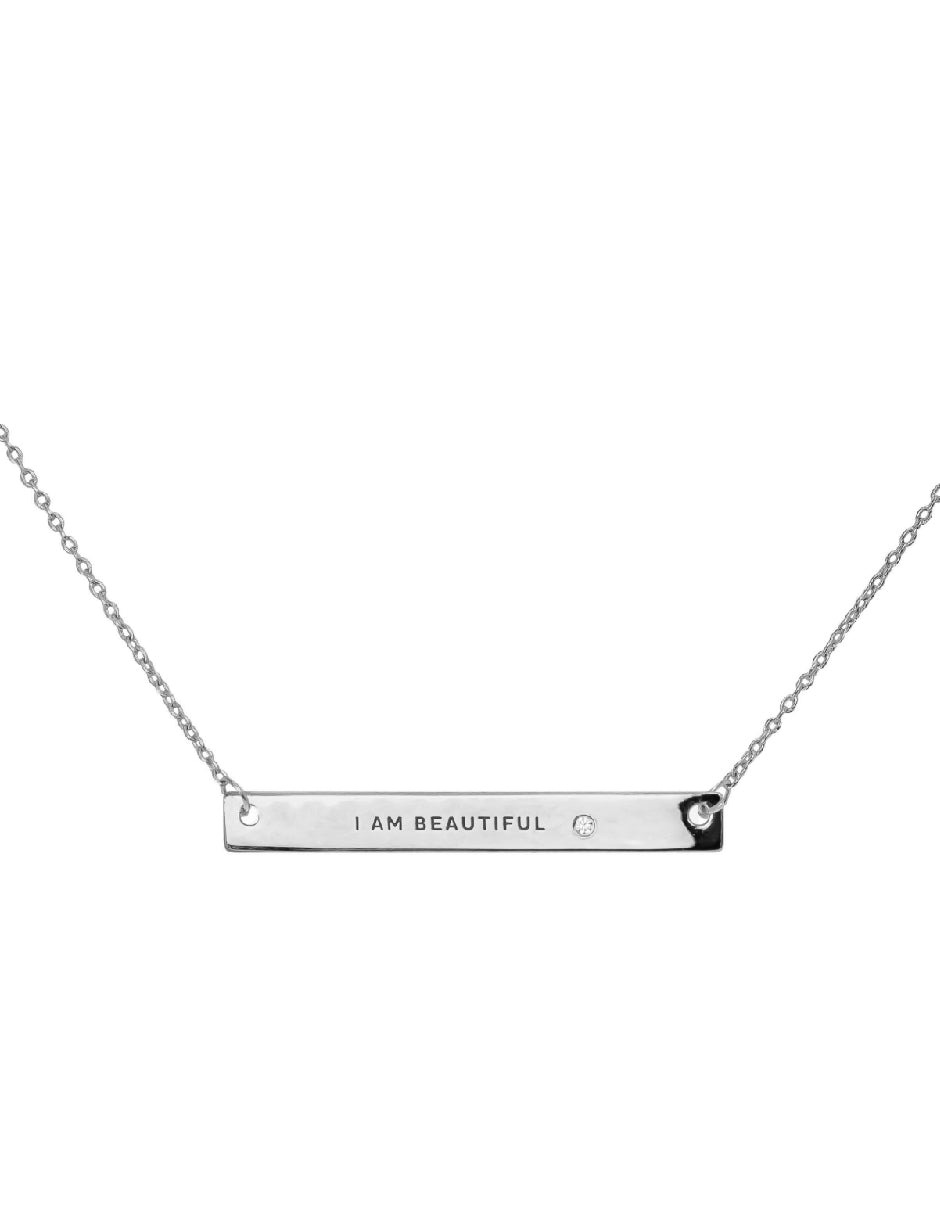 Collar frase empoderamiento Salma Plata .925