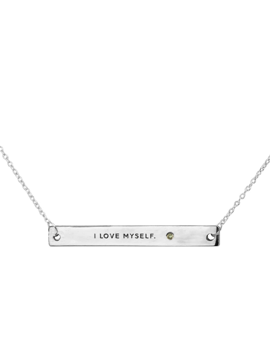 Collar frase empoderamiento Salma Plata .925