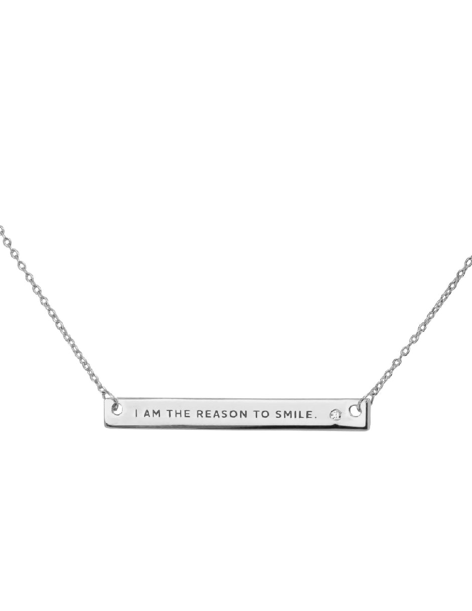 Collar frase empoderamiento Salma Plata .925