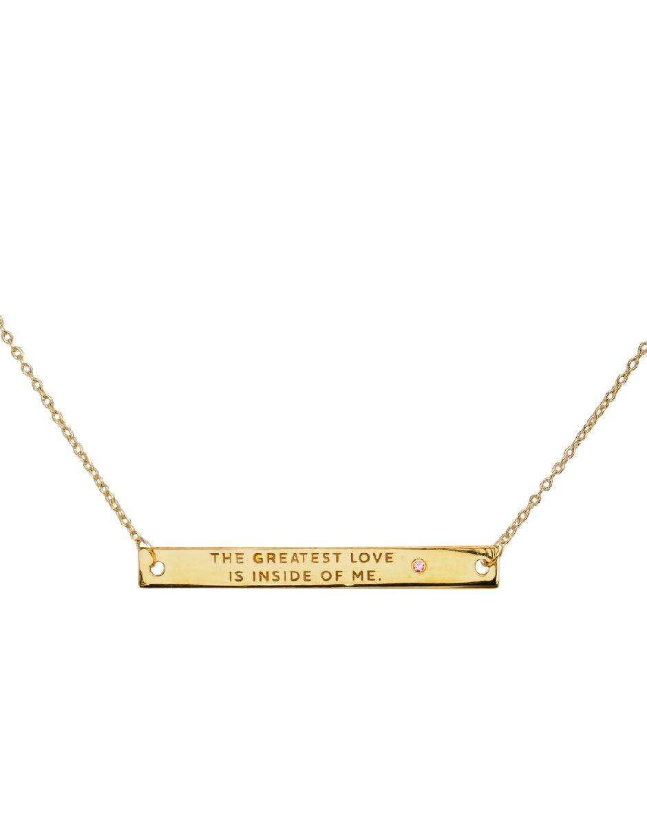 Collar frase empoderamiento Salma Plata .925