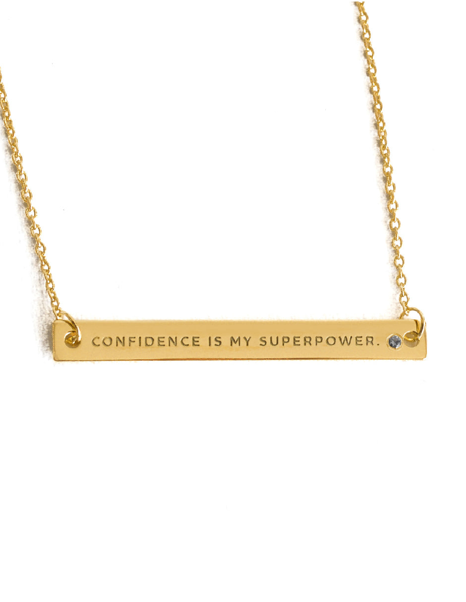Collar frase empoderamiento Salma Plata .925
